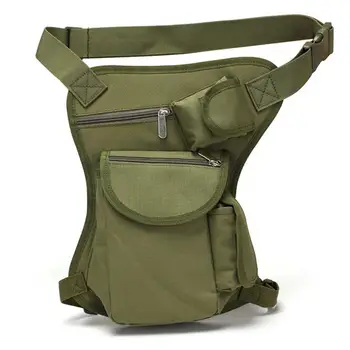 

800D Oxford Cloth Sports Bag Outdoor Diagonal Package Fashion Waist Pouch Military Below 10L Convenient Travel Leg Bag Pocket