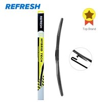 REFRESH Hybrid Wiper Blade Durable Rubber for Toyota Corolla Camry KIA Sportage Hyundai Creta Fit Hook Arms Only - ( Pack of 1 ) 1