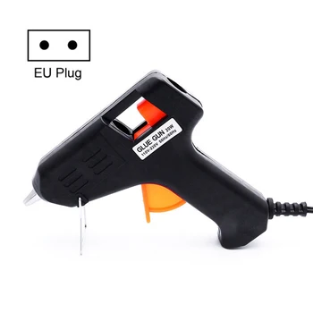 

1PC EU US Plug Art Craft Repair Tool 20W Electric Heating Hot Melt Glue Gun Sticks Trigger 10Pcs 7mm Hot Melt Glue Sticks