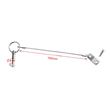 4 x быстроразъемные контакты 1/4 дюйма 316 из нержавеющей стали для лодки навесной верхней колоды петли морские аксессуары(6 мм