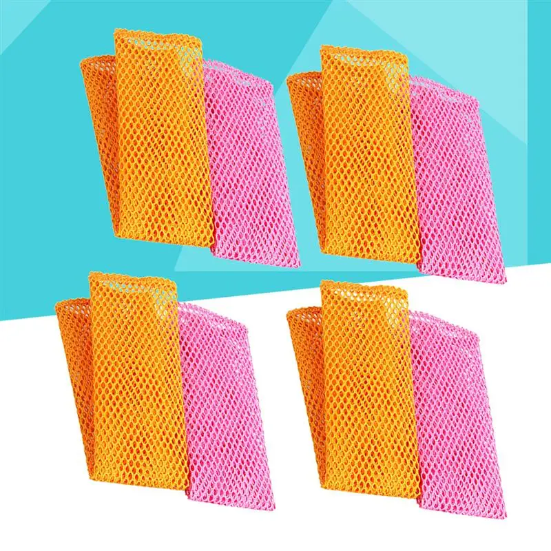 Антипригарная сетчатая ткань для мытья посуды 12 шт. быстрый сухой чистящий