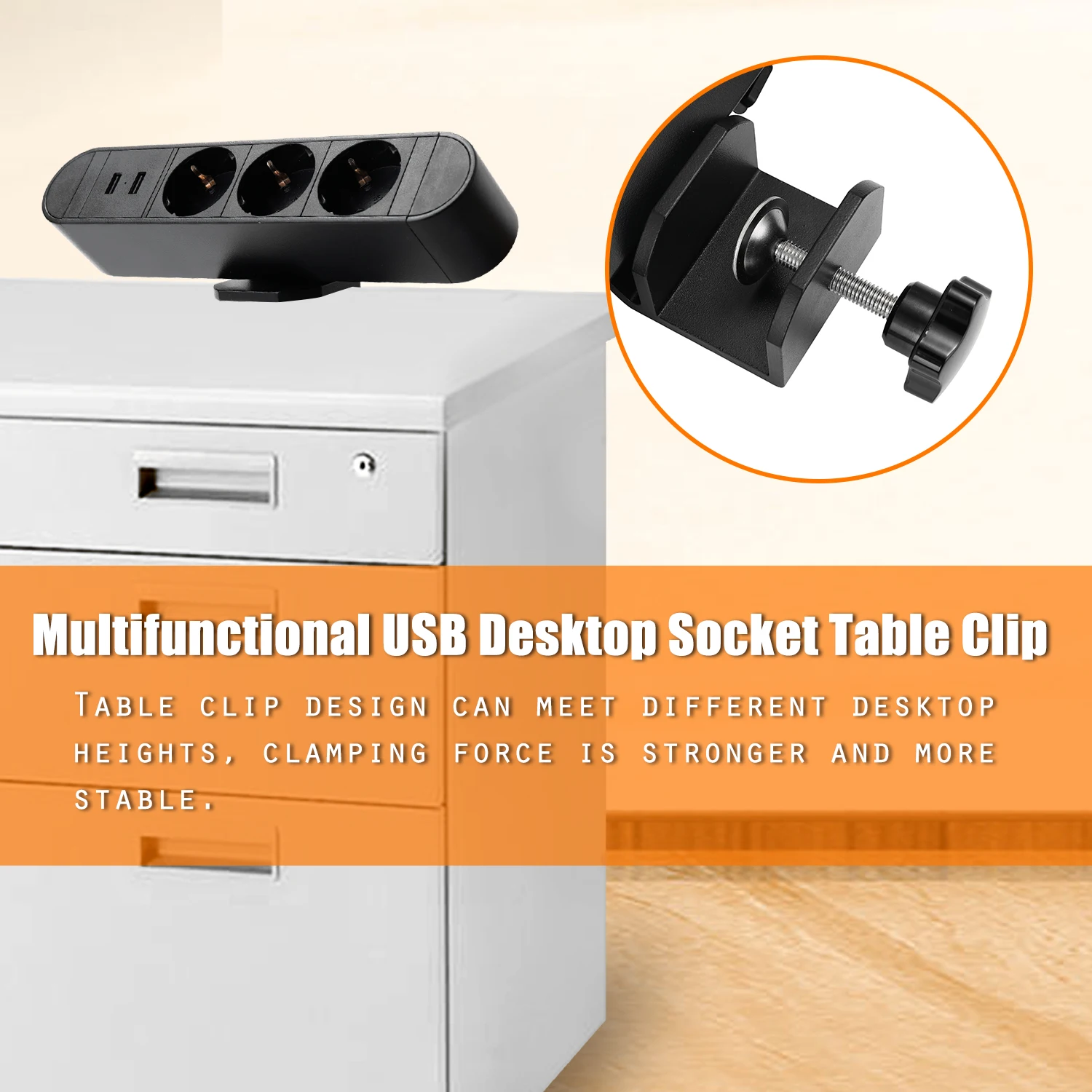 Многофункциональный Профессиональный USB Настольная розетка зажим свободное отверстие настольная офисная Рабочая станция розетки