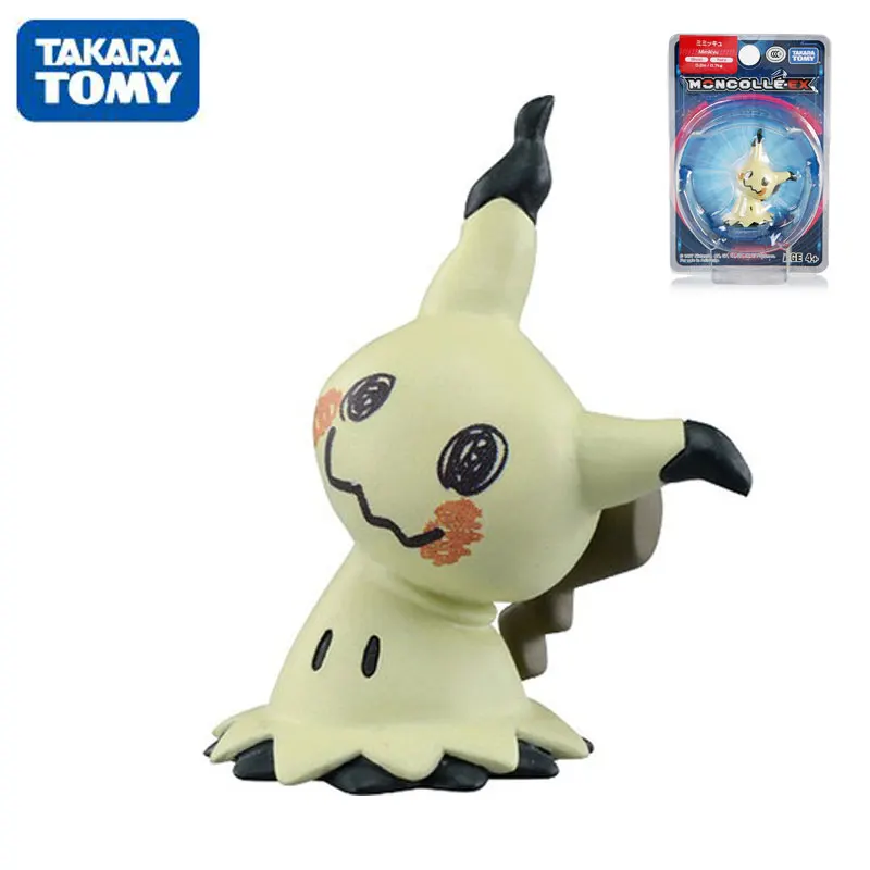 TAKARA TOMY Kawaii Mimikyu фигурки героев покемон ПВХ милые мини модели куклы детские