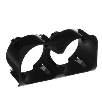 

1x Black Car Center Console Cup Holder Cup Drink Holder Outer Cover For Mercedes For Benz S-Class W221 V221 CL C216 A2218130014