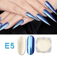 1 коробка жемчужная оболочка зеркало-Хамелеон Порошковые блестки для ногтей DIY оболочка Дизайн ногтей хром пигмент пыль Маникюр украшение#5