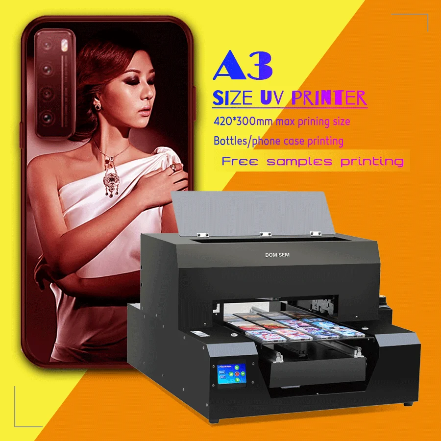 Domsem Digital Metal Uv Printer A3 Size 