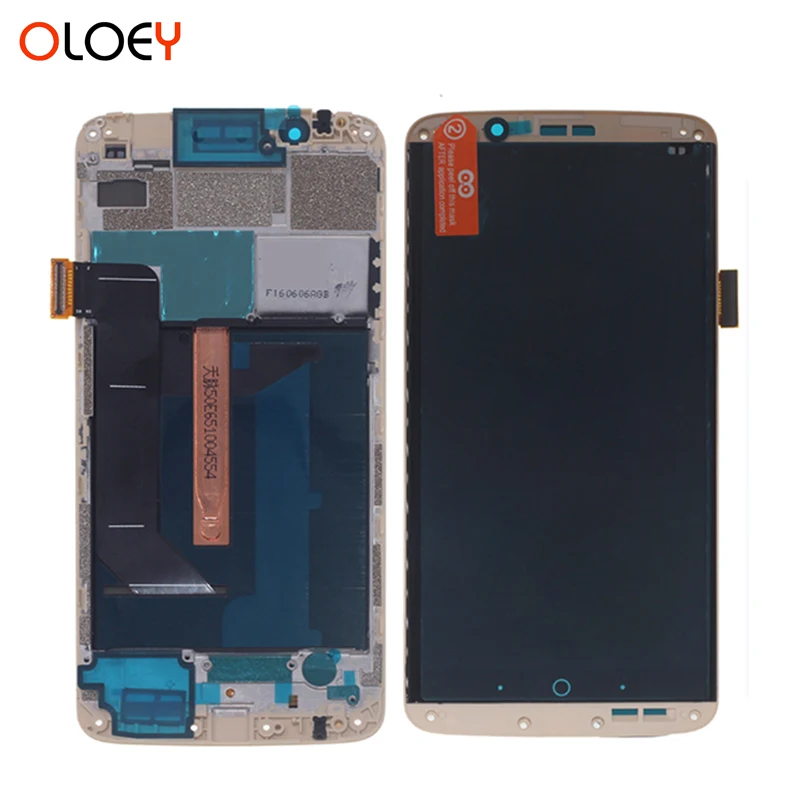Оригинальный AMOLED для zte Axon 7 ЖК-дисплей с рамкой дисплей сенсорный экран
