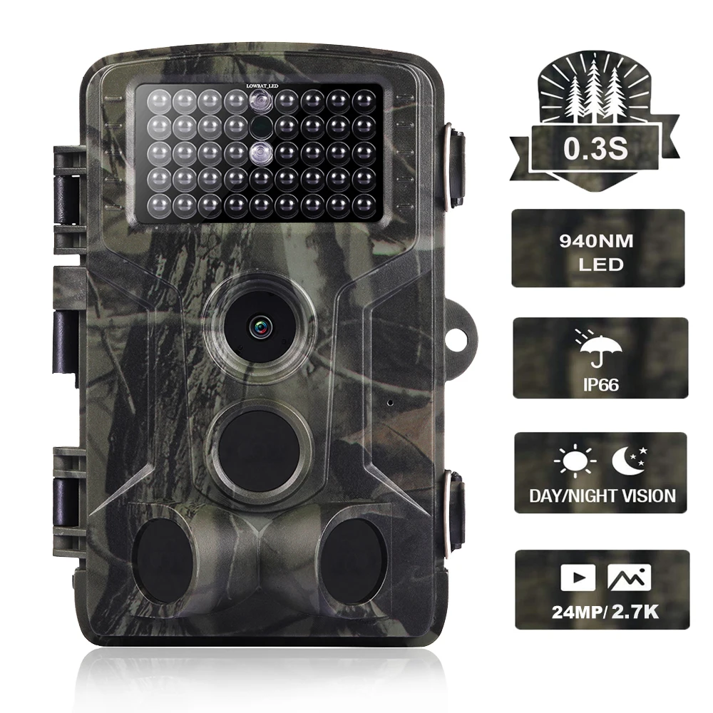 Suntekcam Hunting Trail Camera Night Vision Waterproof Cameras Photo Trap Wildlife Surveillance 20MP 24MP HC802A