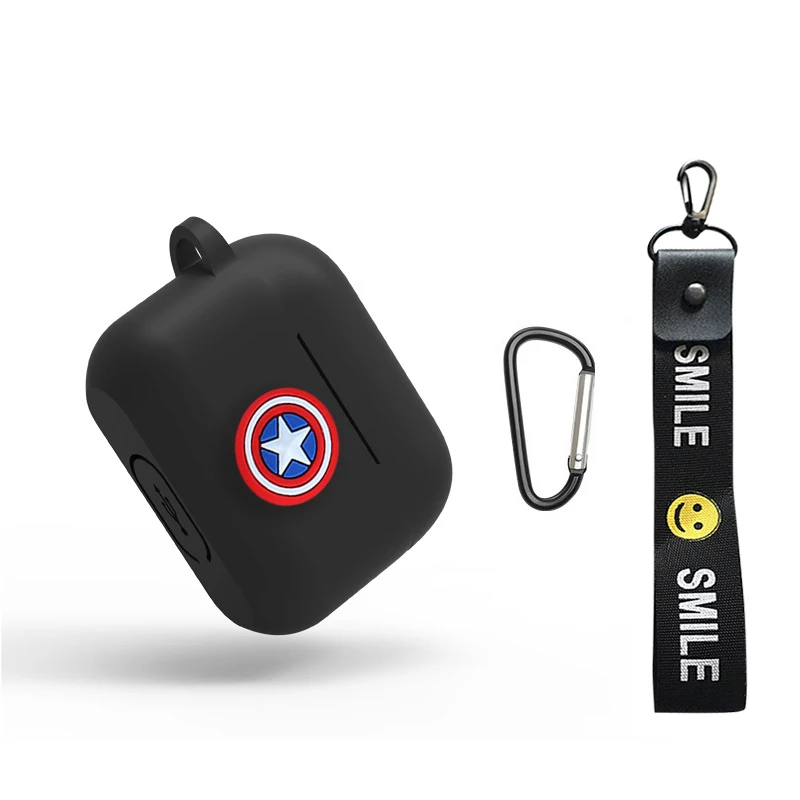 Мультяшный силиконовый чехол для наушников Marvel с Bluetooth для Apple AirPods Pro, ультратонкий милый защитный чехол для зарядного устройства - Цвет: 7