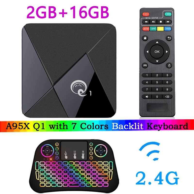 2GB 16GB J A95x мини Q1 Смарт ТВ приставка Android 9,0 ТВ приставка RK3228A 2G 16G 4k четырехъядерный приставка медиаплеер Поддержка IP tv PK X96 MAX H96MAX - Цвет: 2GB 16GB J