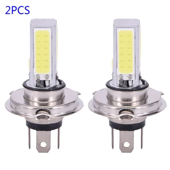 

Car Styling Universal 2pcs 12V 6000K Car White 6000K H4 HB2 LED Fog Driving Headlight Lights Car Accessories