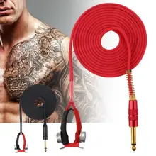 Татуировка поставляет татуировку питания Силиконовый Шнур татуировки крюк линия для тату-машина Клип шнур