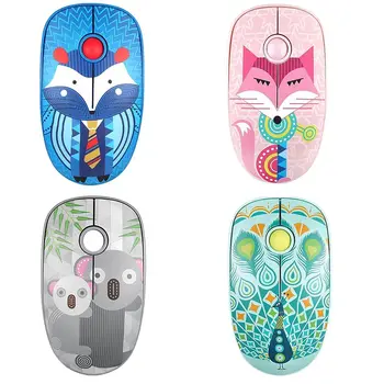 

2.4Ghz USB Wireless Mouse V8 Fashion Cartoon Pattern Office Game Mouse For PC Laptop Computer