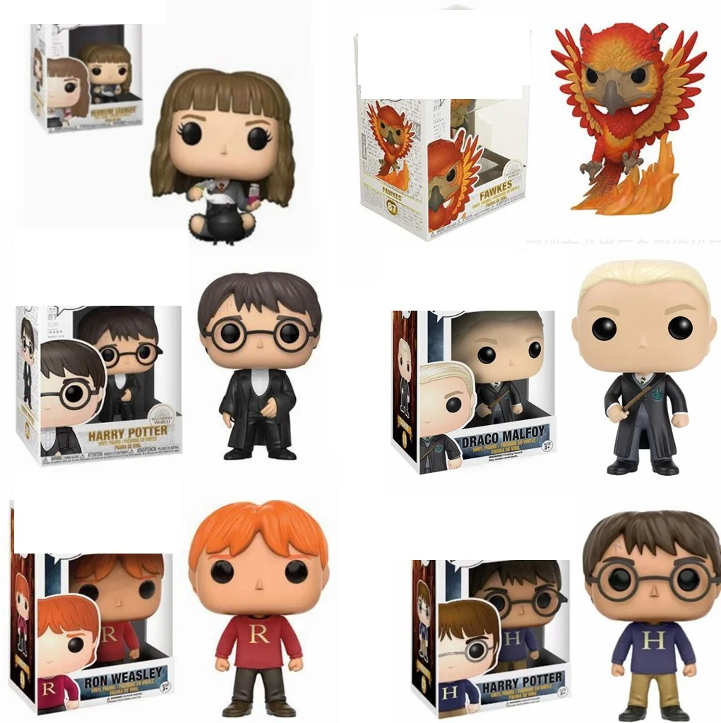 Экшн-фигурка Funko POP Гарри Поттера модель игрушки для детей Draco Malfoy учинение Миртл
