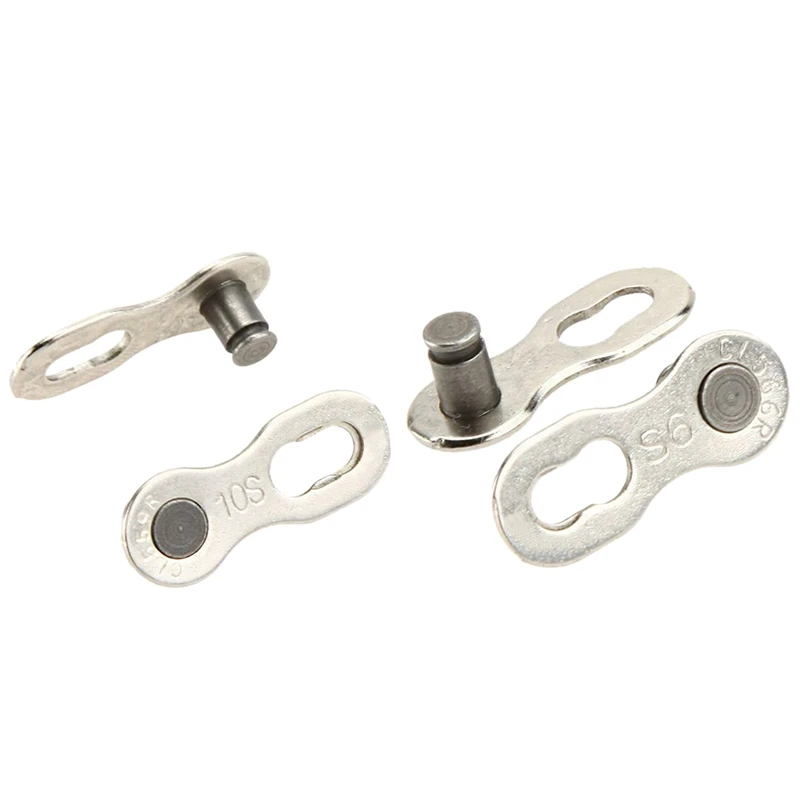

2 pair Magic Mountain Bike Chain Buckle Reusable Bicycle Chain Link Connection - 9 S & 10S