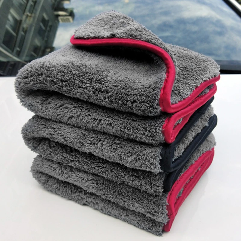 1200gsm Ultra-Thick Microfiber Car Detailing Wash Towels Cleaning