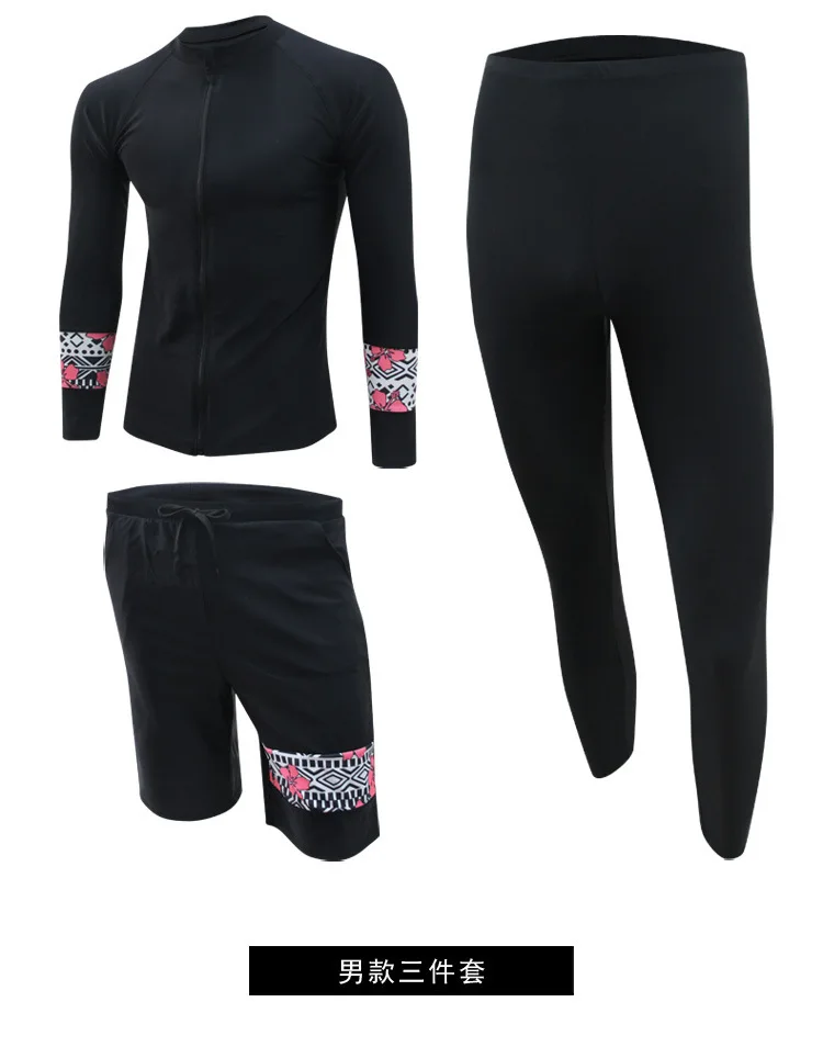 Пара rashguards купальные купальники для женщин женские купальники раздельный Майский пляж увеличивающий Размер раздельный жир длинный