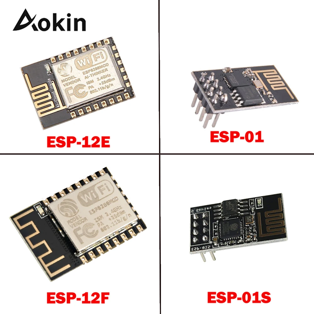 ESP8266 ESP01S ESP12E ESP12F ESP 12E 01 01S ESP01 12F удаленный последовательный Порты и разъёмы WI FI