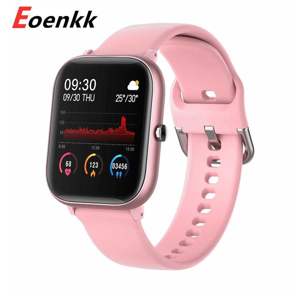 Eoenkk P20 1.4 Inch Heart Rate Sleep Monitor Smartwatch Running Men Sport Smart Watch For Woman Ios Android Iphone | Электроника