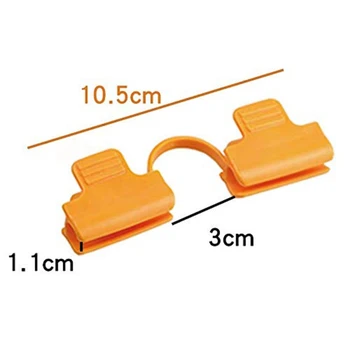 

10PCS Sunshade Net Fixing Clip Arched Shade Accessories shade net clips Outdoor Garden Supplies(11MM Diameter) Dropship3