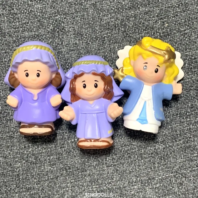 Партия 11 шт./лот, 2 дюйма, рождественские мини-игрушки, Mrs Santa Angel, девочка, принцесса, Мультяшные фигурки, игрушки для девочек, подарок
