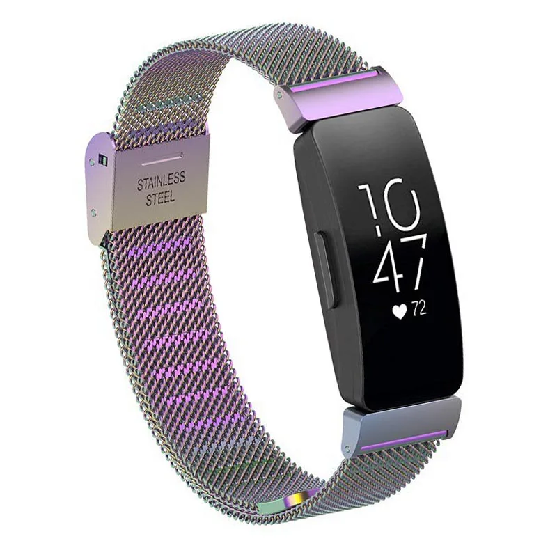 

For Fitbit Inspire HR /ace2 Sport Band Replacement Milanese Loop Magnetic Stainless Steel Strap Bracelet Betl for Fitbit Inspire