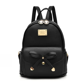 

Women's Bag 2020 New Luxury Handbags Women Bags Designer Fashion Small Backpack Bowknot Student Backpack Small Fresh Bags