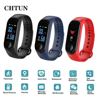 

M3Pro Smart Watch Sport Smart Band Blood Pressure Monitor Smart Wristband Smartwatch Bracelet M3Plus Wristband for Men Women