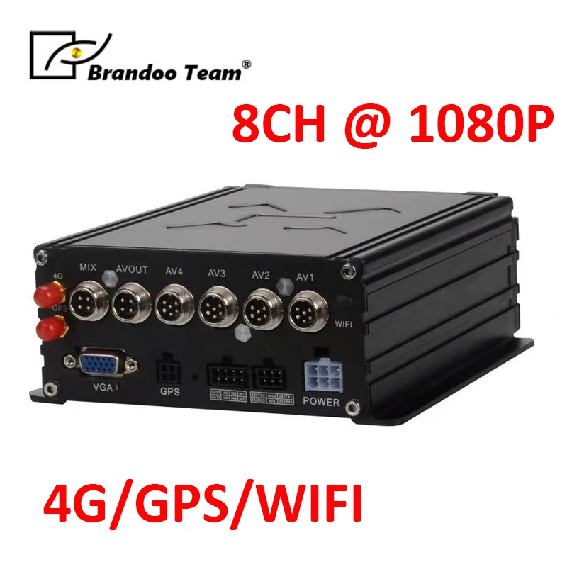 Автомобильный видеорегистратор 1080P HD 4G Wi Fi 8 каналов h.265|Видеорегистраторы| |