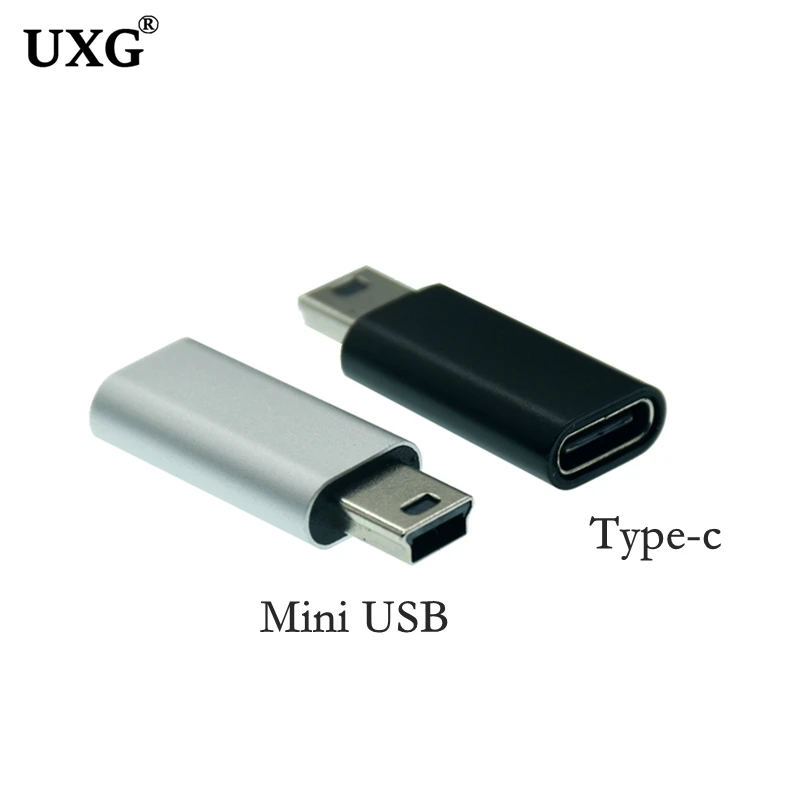 Adaptador USB C a Mini USB 2,0 tipo C hembra a Mini USB macho