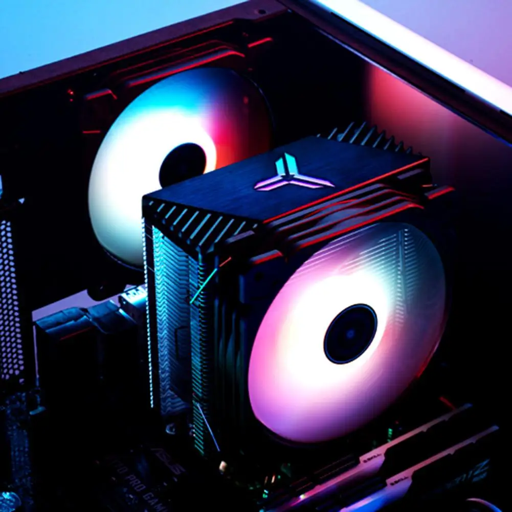 Кулер для ЦП Jonsbo CR1000 Tower кулер с RGB подсветкой DC 12 В 4 тепловые трубки ШИМ контакта
