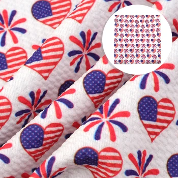 

50*140cm Fourth of July Patchwork Bullet Textured Liverpool fabric for Tissue Kids home textile for Sewing Doll Clothes,c9867