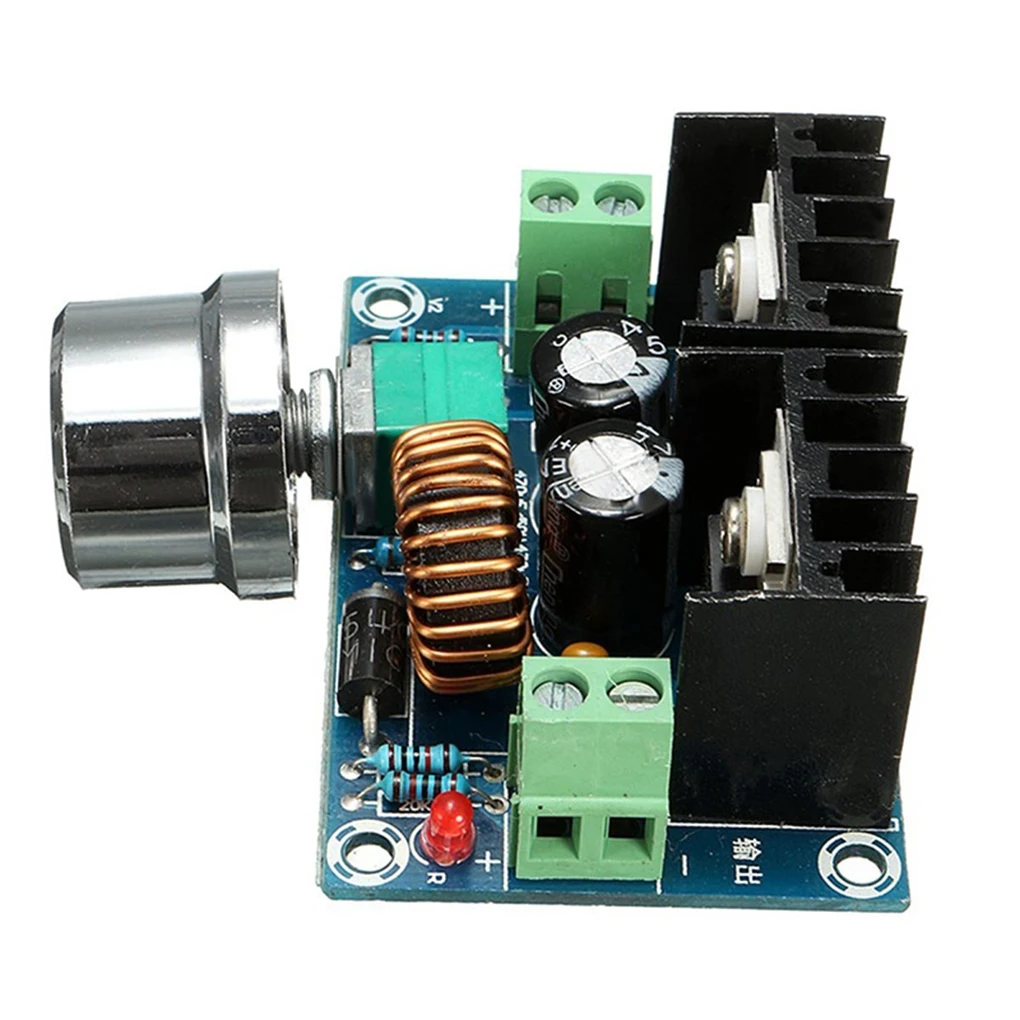 DC DC Step Down Module XL4016E1 High Power DC Voltage Regulator DC-DC XH-M401 Buck Module with Maximum 8A Tire Voltage Regulator