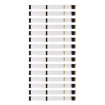 

15Pcs Arrow Tail Sticker Box Heat Shrink paper White Carbon Aluminum DIY
