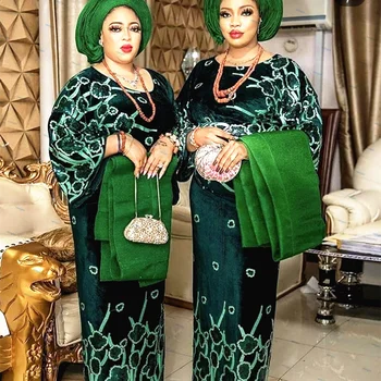 

2020 High Quality African nigerian Tulle Lace Fabric fabric with sequins Embroidery silk fabric Embroidered Guipure