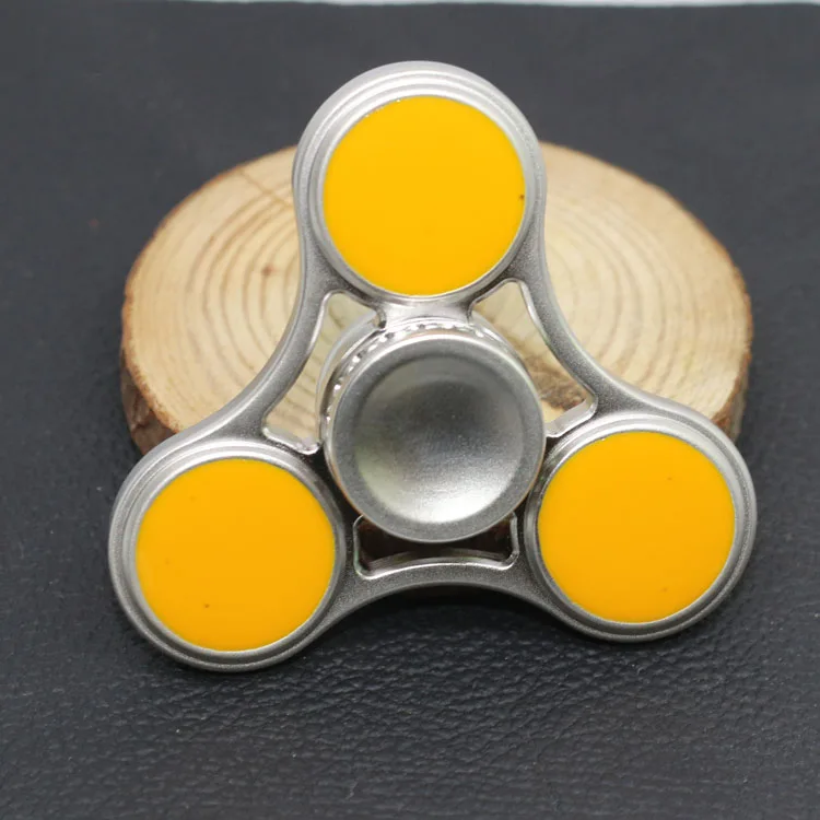 Fidget Spinner Adult Fine Copper Finger Alloy Rotating Relaxation Finger between Your Figure Metal Decompression Toy Boy Childre