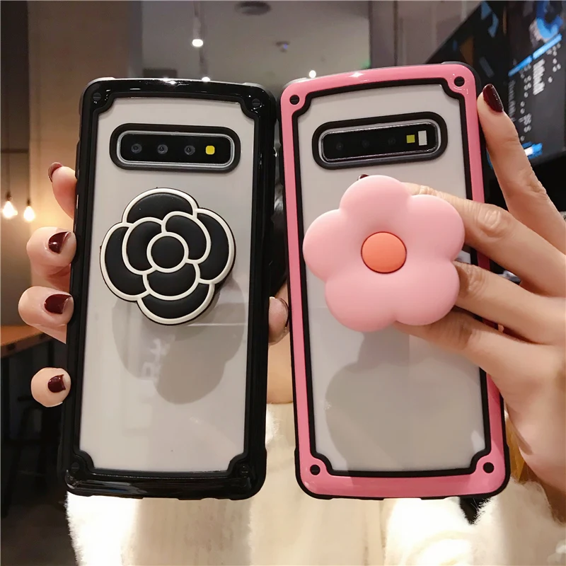 

Sam S10 Sailor moon sakura Full Cover armor case For samsung Galaxy S8 S9 note10 note9 plus shockproof capa + stander