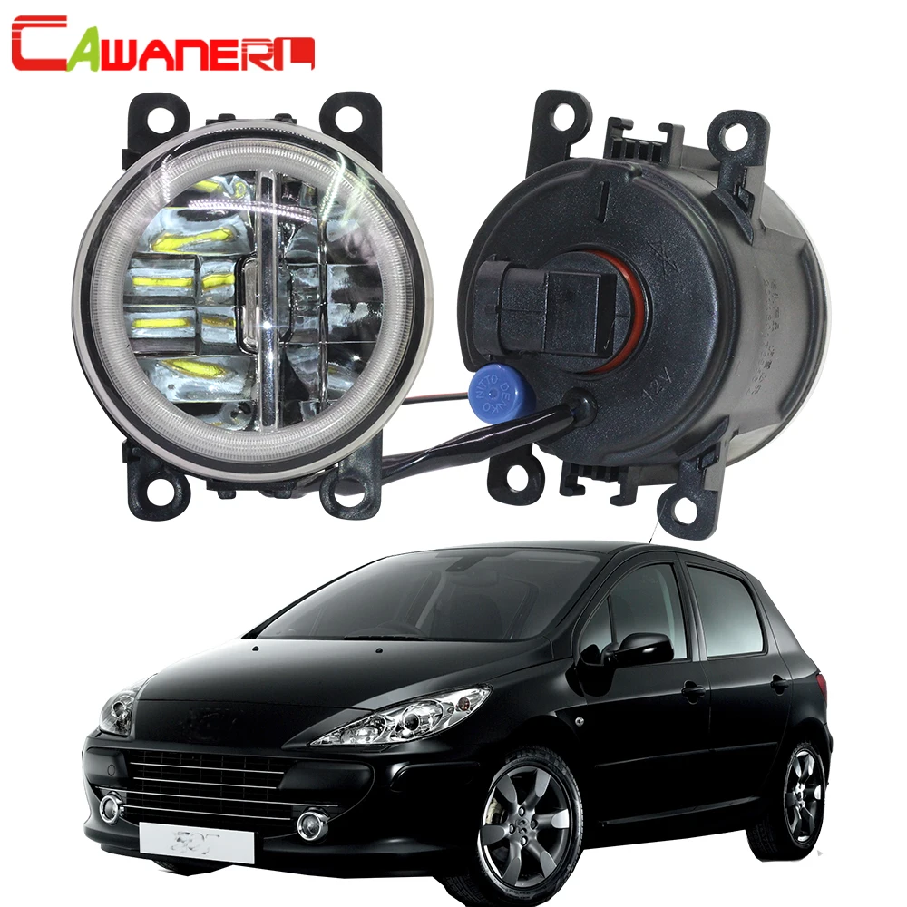 Cawanerl для Peugeot 307 2002-2008 автомобильный Стайлинг 4000LM светодиодный ная лампа H11