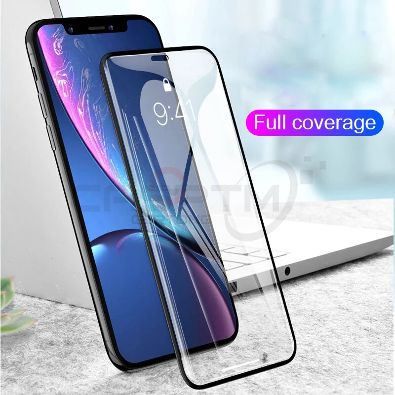 

NEW Tempered Glass Flim For iPhone 11 Pro 2019 Full Coverage Screen Protector Film For iPhone XS Max XR X 11 8 7 6S 6 Plus