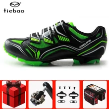 Tiebao велосипедная обувь добавить педаль SPD набор sapatilha ciclismo mtb зеленые мужские кроссовки женские горный велосипед спортивная обувь для верховой езды
