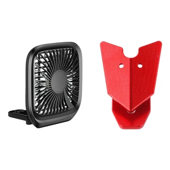 

12V Mini 360 Rotating Dual Head Car Seat Clip Fan with Otorcycle Accessories CNC Aluminum Alloy Rear Tail Light Bracket