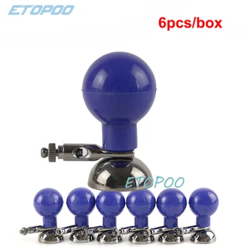 6pcs/lot ECG machine lead wire accessories soft ball gray dual-use suction ball 3.0/4.0 universal chest electrode