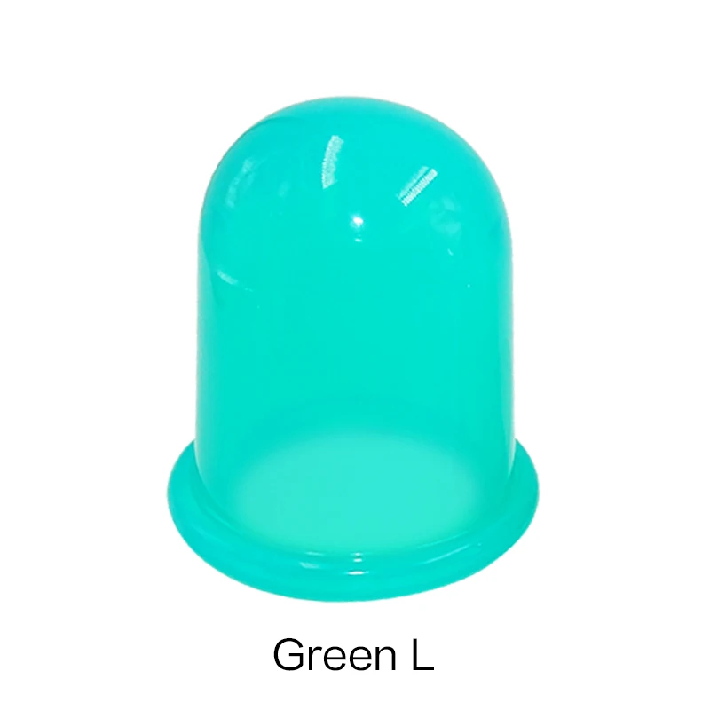 70mm Green Beurha вакуумная банка чашка китайская присоска Массажная чашка для лица вентуз антицеллюлитные банки для вакуумного массажа массажные банки, всасывание чашки - Цвет: 70mm Green