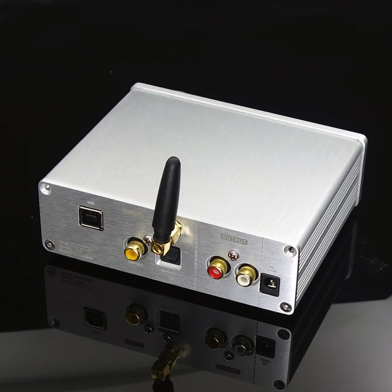 HIFI Bluetooth декодер для усилителя AK4493EQ* 2 Amanero Bluetooth 5,0 USB DAC плата с OLED дисплеем коаксиальный волоконный интегрированный