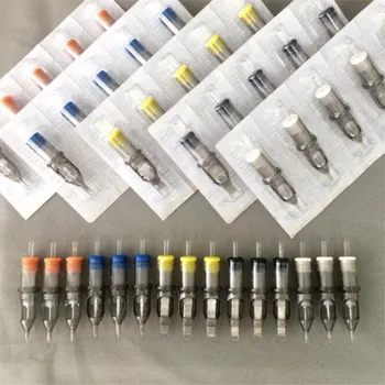 

20pcs Tattoo Cartridge Needle RL/M1/RM Professional Disposable Semi-Permanent Eyebrow Lip Makeup Needles For Tattoo Machine Pen
