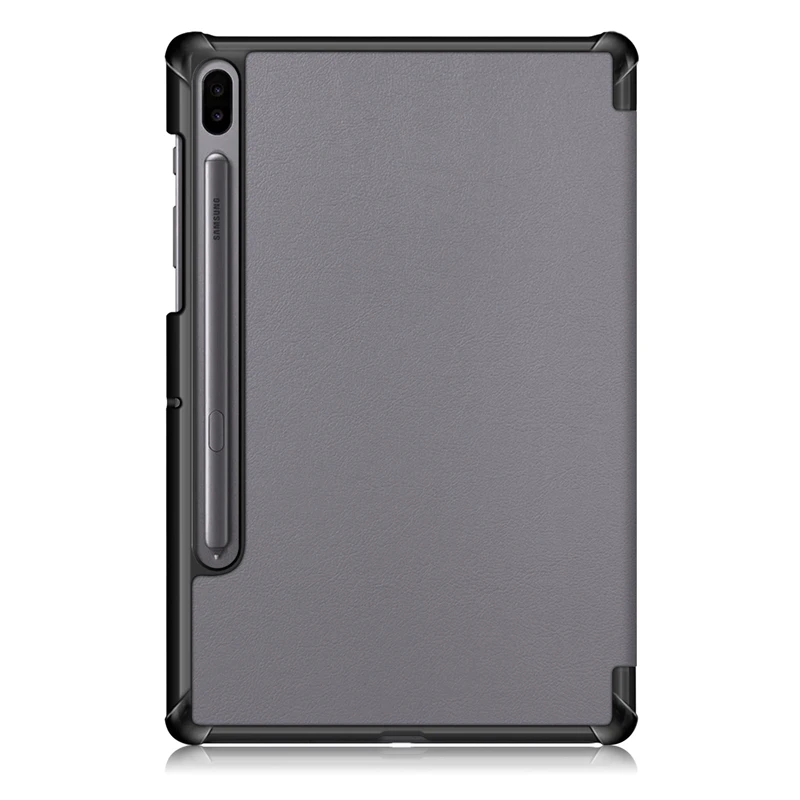 Для Samsung Galaxy Tab S6 10," SM-T860 SM-T865 бизнес окрашенный сон Wakup ПУ кожа Книга Флип Смарт чехол