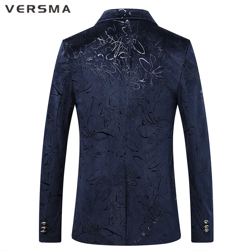 VERSMA повседневный костюм пиджак Masculino Стиль Китайский воротник Костюмные пуговицы для мужчин Slim Fit Блейзер сценические мужские костюмы блейзеры дропшиппинг