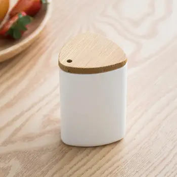 

Simple Wooden Tabletop Toothpick Container Storage Box with Cover