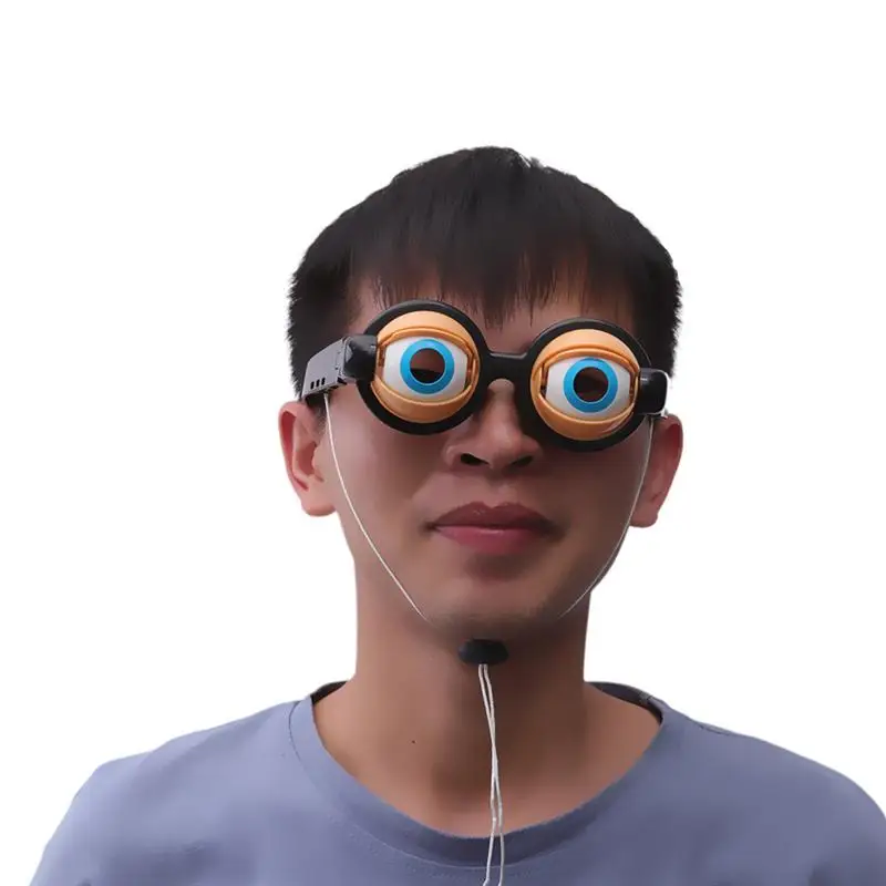 2 шт Вечерние забавные шалости очки Crazy Eyes игрушки для подарка на день рождения пластиковые новые очки игрушки новое поступление