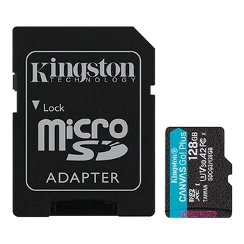 

MicroSDXC Kingston flash card, UHS-II Class U3 V30 A2, read: 170MB / s, recording: 90MB / s